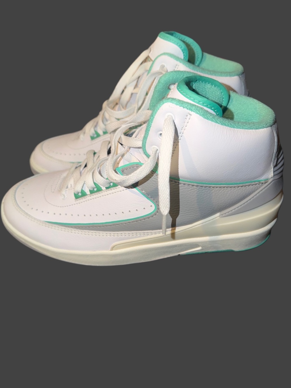 Air Jordan 2 High – White/Mint Green